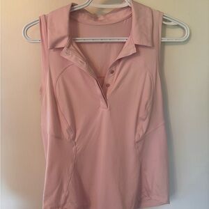 Pink Women's polo top lululemon 6